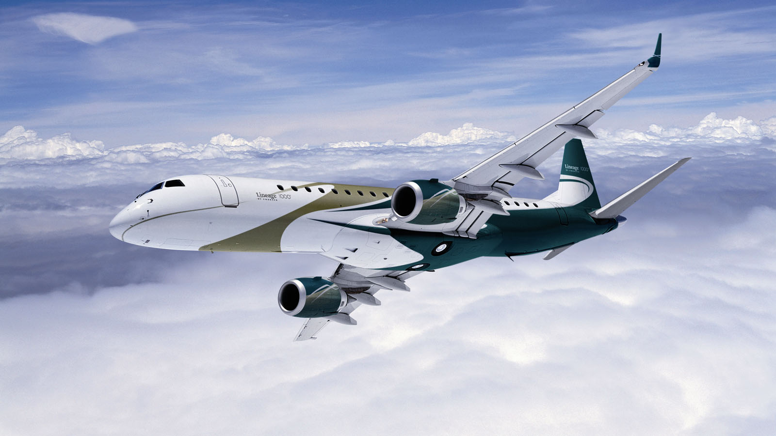 Embraer Lineage 1000/1000E exterior private jet